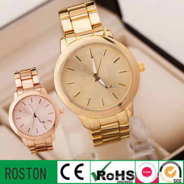 Moda Feminina Aço Inoxidável Analógico Quartz Girl Wrist Watch